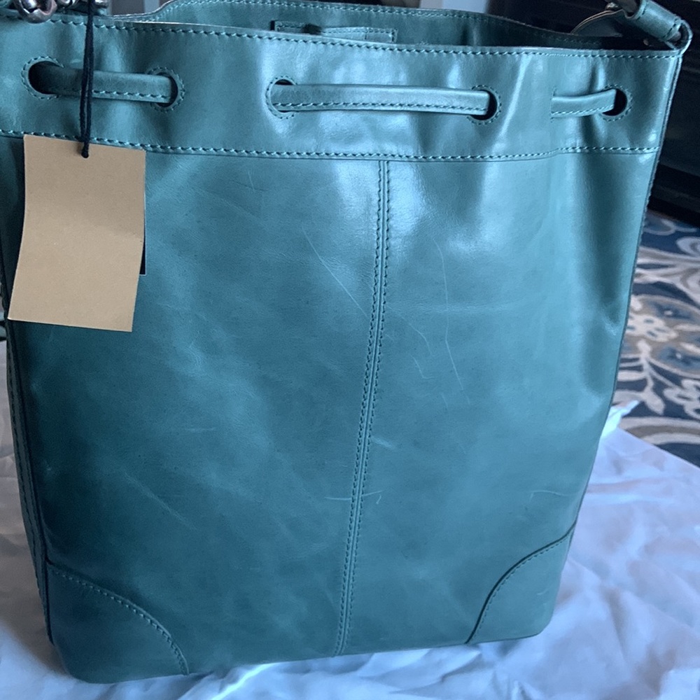 NWT Authentic Frye Melissa Drawstring Hobo - Picture 4 of 13